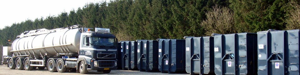 37 m3 vandttte container udlejes